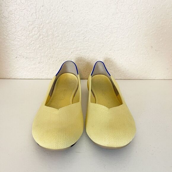 Rothy’s Women's pastel butter Yellow Round Toe Flats Women’s Size US 9 - Picture 4 of 11
